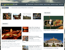 Tablet Screenshot of cambodgetourisme.com